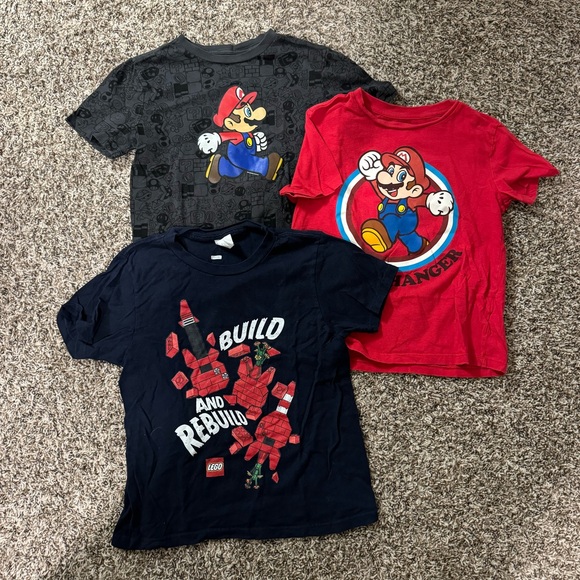 Mario & Lego shirt bundle - Picture 1 of 4